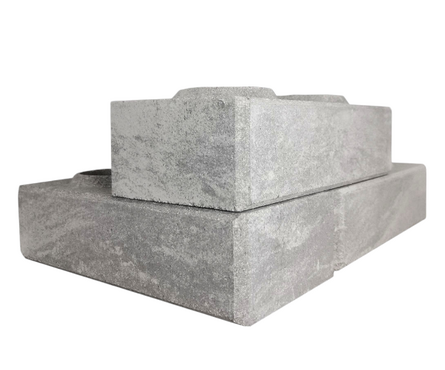 Кирпич облицовочный Ermix Мраморный серо-белый, 240х120х65 мм, гиперпрессованный Фотография_2