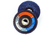 Круг зачистной обдирочный БАЗ нетканный, для снятия ржавчины, голубой (коралловый), 125х22 мм
