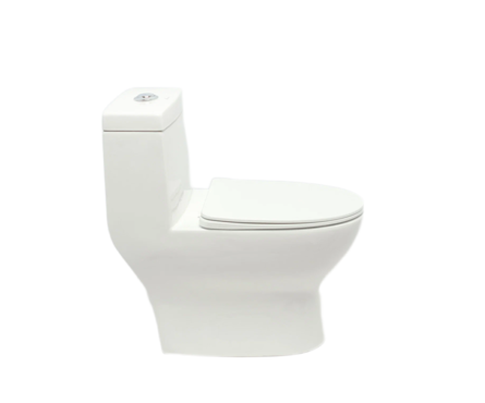 Унитаз-монолит EVA GOLD SM9601, тонкое сиденье ДП (с гофрой и подводкой) Фотография_1