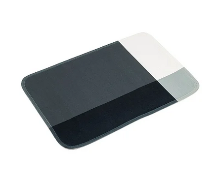 Коврик для ванной 40x60 см серо-черный Cubes Рыжий кот Фотография_1