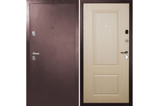 Дверь входная ДМ 7-2 7 см Антик медный/дуб светлый правая 860х2070 мм