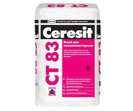 Клей CERESIT CT83 для плит из пенополистирола, 25 кг Фотография_0