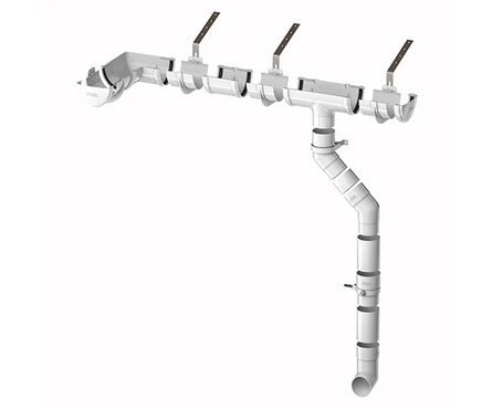 Труба водосточная ТехноНИКОЛЬ ПВХ белая (1.5 м) Фотография_2