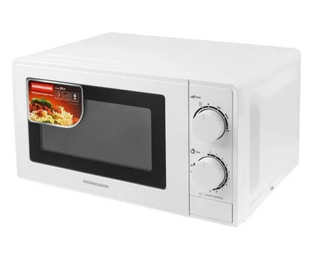 Печь микроволновая СВЧ соло 700 Вт; 20 л мех. управление AMW-920 NORMANN Фотография_1