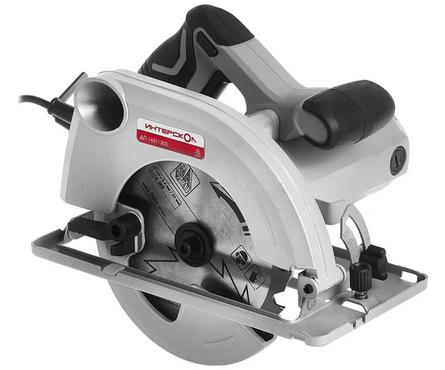 Пила циркулярная (дисковая) 1300 Вт, 5000 об/мин, пропил 64 мм, диск 165 мм ДП-165/1300М ИНТЕРСКОЛ Фотография_0