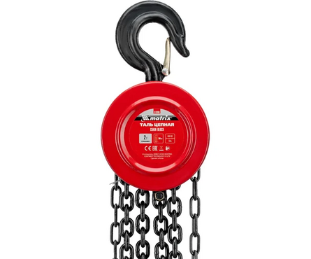 Таль ручная цепная 2 т, 2.5 м MATRIX Фотография_0