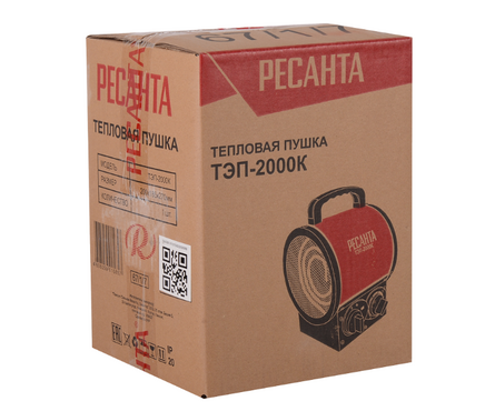 Тепловая пушка электрическая 3.0 кВт/220В ТЭП-2000К (круглая) РЕСАНТА Фотография_7