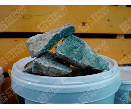 Камень для бани Жадеит колотый хакасский ведро 10 кг Фотография_2