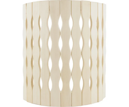 Абажур настенный для бани и сауны угловой Пламя 31х11х26 мм липа Фотография_0