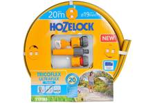 Набор для полива HoZelock Tricoflex Ultraflex Starter Set: шланг 19 мм, 20 м, комплект фитингов