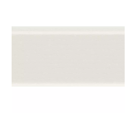 Плинтус ПВХ напольный 85x2200 мм Кремово-белый 033 ИДЕАЛ Деконика  Фотография_1