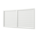 Решетка радиаторная ПВХ белая, 1200х600 мм Фотография_0