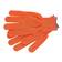 Перчатки нейлон, ПВХ точка, 13 класс, оранжевые, размер XL, Россия Фотография_0