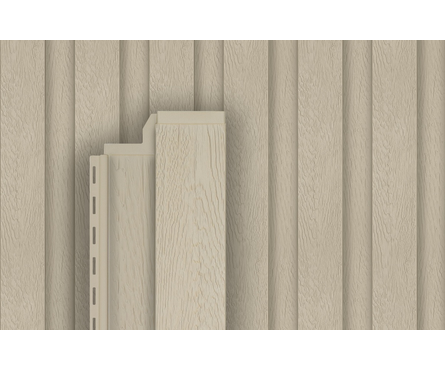 Панель фасадная Hokla Скандинавия S-Lock Слоновая кость 0.18х1.97 м (0.355 м²) Ю-ПЛАСТ Фотография_0