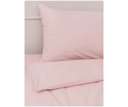 Комплект постельного белья YERRNA Пудровый пододеяльник 150х200 см, наволочки 50х70 см Фотография_2