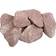 Камень Кварцит малиновый, колотый, в коробке по 20 кг Банные штучки