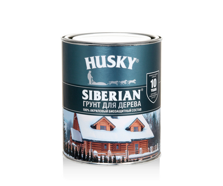 Грунт HUSKY Siberian для дерева биозащитный 0.9 л Фотография_0