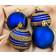 Набор шаров Совершенство, синий, диаметр 6 см (4 шт) Фотография_1