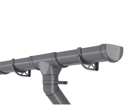 Кронштейн желоба Технониколь ОПТИМА ПВХ (серый) Фотография_1