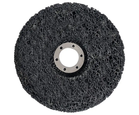Круг зачистной обдирочный БАЗ нетканный, для снятия ржавчины, черный (коралловый), 125х22 мм Фотография_3