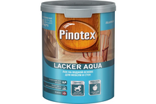 Лак для дерева мебели и посуды PINOTEX OMNITEX Lacker aqua 70 глянцевый 1 л