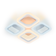 Люстра светодиодная REV «MONZA Quadro» 52395 6, 52 Вт, потолочная с пультом, диммируемая Фотография_1