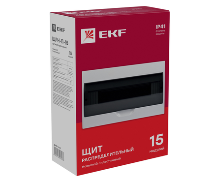 Бокс ЩРН-П-15 пластиковый IP41 EKF Фотография_2