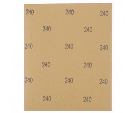 Шлифлист на бумажной основе, P 240, 230 х 280 мм, 10 шт., водостойкий MATRIX Фотография_0