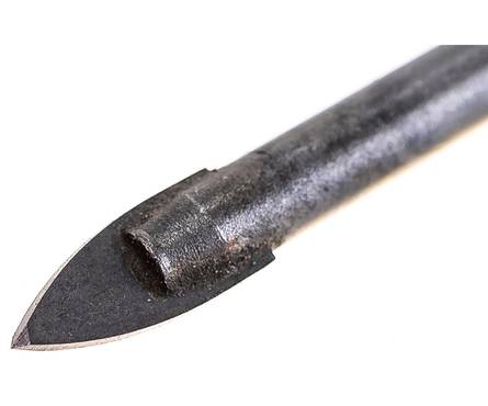 Сверло по стеклу и керамике 5 мм 2 грани цилиндрический хвостовик MATRIX Фотография_1