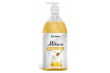 Жидкое крем-мыло с дозатором Milana 1л (молоко и мед) GRASS