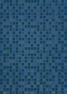 Плитка Березакерамика Квадро 250 х 350 мм, синий Фотография_0