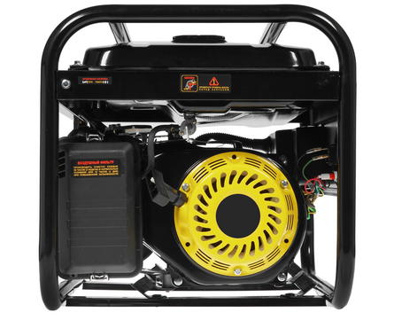 Генератор бензиновый 2.5 кВт 220В бак 12 л ручной стартер DY3000L HUTER Фотография_1