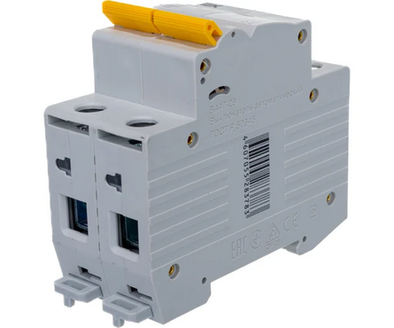 Выключатель автоматический модульный 2п C 40А ВА47-29 IEK Фотография_1