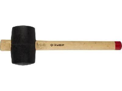 Киянка ЗУБР МАСТЕР резиновая с деревянной ручкой, 0,68кг