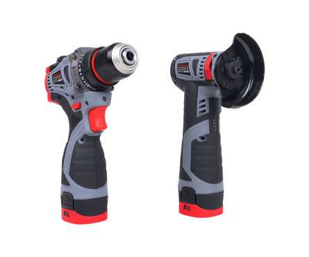 Набор аккумуляторный бесщеточный шуруповерт E0210, УШМ E0245 Li-ion 2 шт, 2.0 Ач, З/У, кейс PROFIPOWER Фотография_0