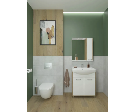 Тумба Шимо 65 для ванной с умывальником Элеганс 65 Фотография_2