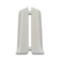 Угол ПВХ торцевой для плинтуса напольного 85 мм Кремово-белый ИДЕАЛ Деконика (1 пара/флоуп) Фотография_0