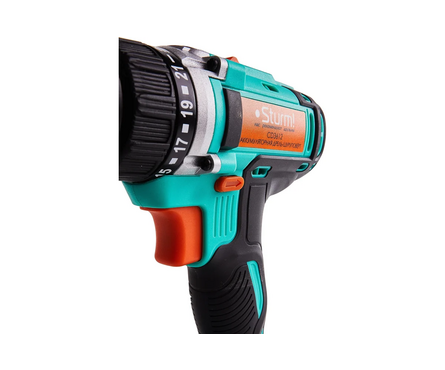 Дрель-шуруповерт STURM, 12В, Li-ion акк. 2 Ач, 35Нм, 0-400/0-1500 об/мин, кейс Фотография_3