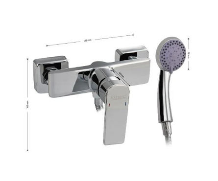 Смеситель для душа однорычажный хром 8471 MAGNUS Фотография_2