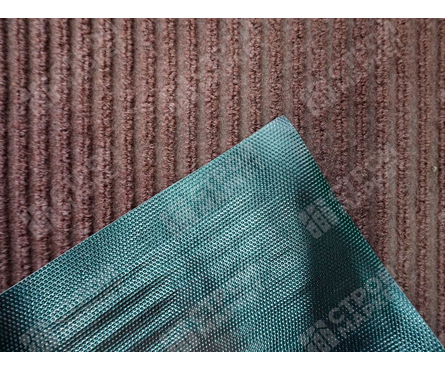 Коврик придверный 40x60 см ребристый коричневый  Фотография_3