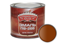 Эмаль для пола Царицынские краски ПФ-266, золотисто-коричневая (2.7 кг)