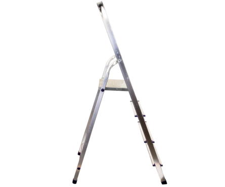 Стремянка алюминиевая 4 ступени (3+1) 82/44 см/3.6 кг АЛЮМЕТ Фотография_2