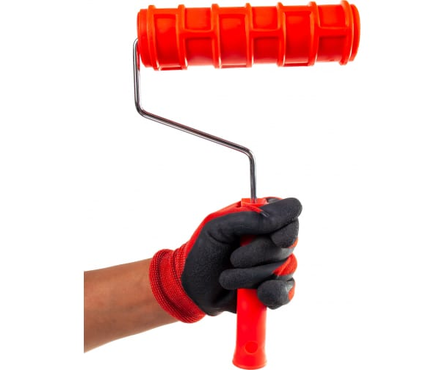 Валик декоративный 180 мм резиновый Кирпичи крупные d ручки 7 мм STMDECOR Фотография_1