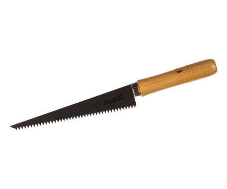 Ножовка по гипсокартону SPARTA деревянная рукоятка, 180 мм Фотография_0