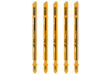 Пилки для лобзика по металлу INGCO JBT318A (5 шт/уп)