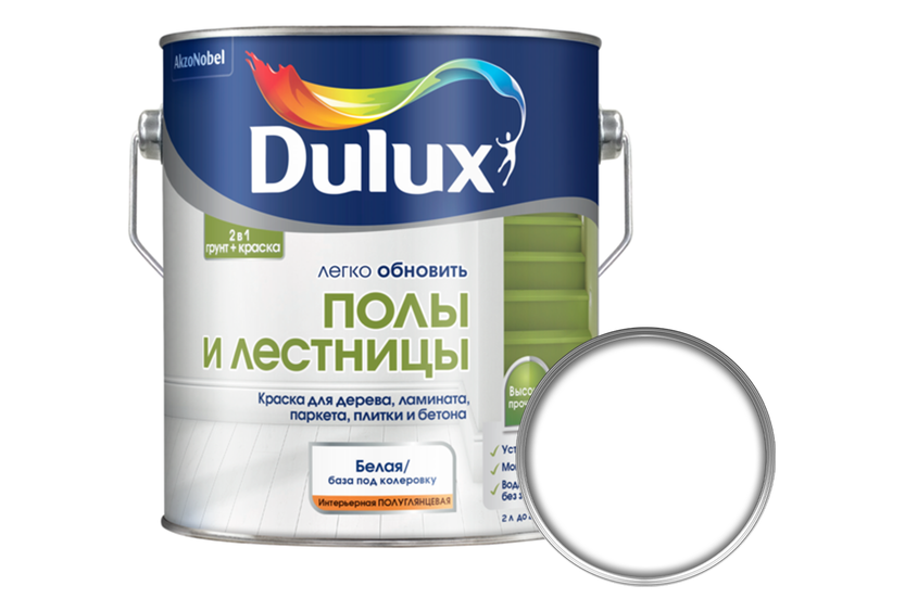 Dulux мебель и дерево белая