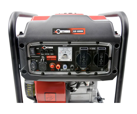 Генератор бензиновый инверторный 6.5 кВт 220В бак 7 л ручной стартер БЭГ-6000И ОПТИМА Фотография_6