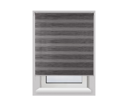 Штора рулонная PRAKTO Day&Night, графит, 40х160 см Фотография_4