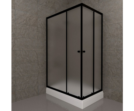 Душевое ограждение прямоуг. 1200х800х2020х4 мм стекло квадрат низкий поддон+сифон Вента-БВ ТРИТОН Фотография_2