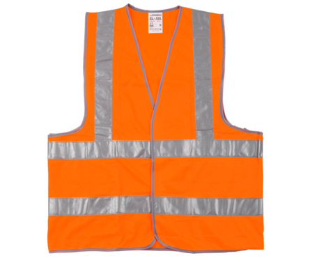 Жилет сигнальный STAYER MASTER, размер XL (50-52) + наклейка Шипы в подарок, оранжевый Фотография_0